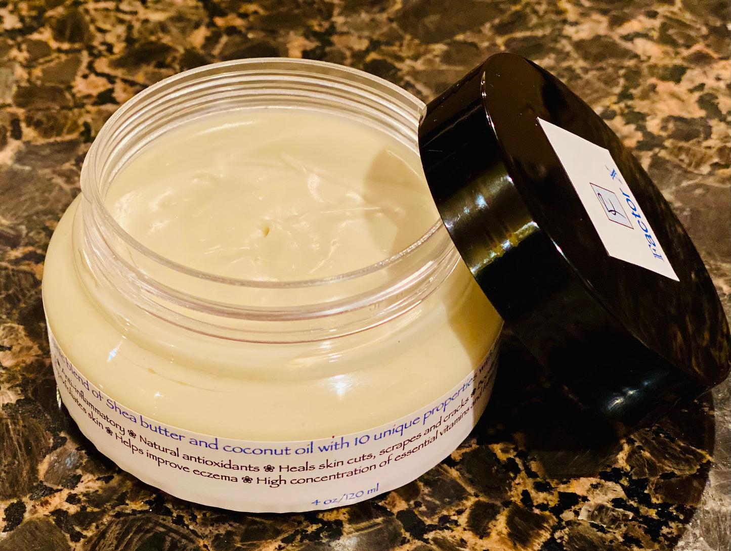 Factor X - Organic Skin moisturizer, blend of pure whipped shea butter with coconut oil and fresh aroma of Lavender