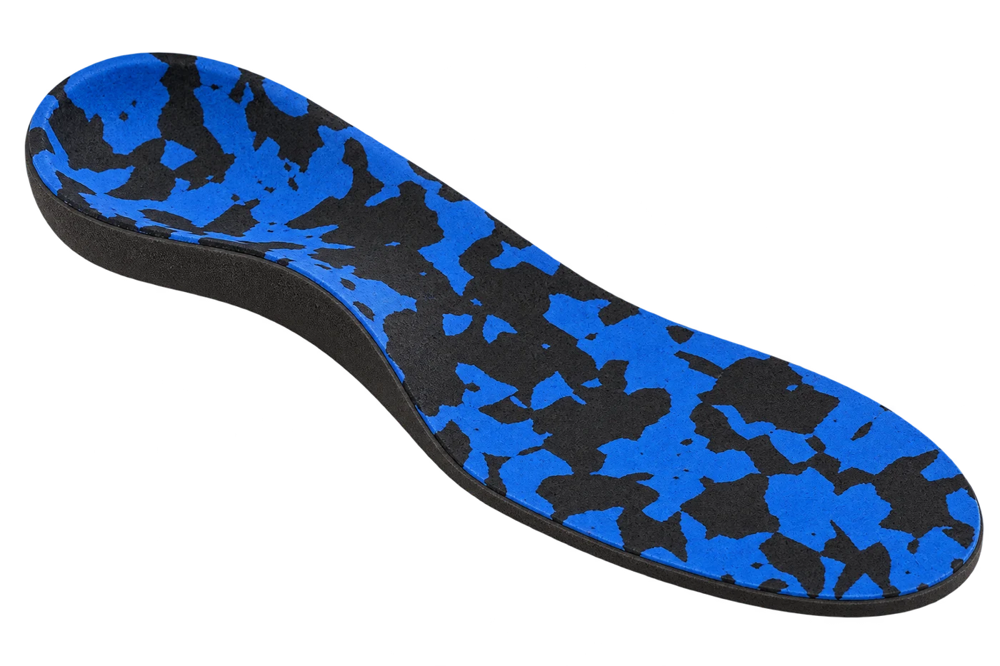 Blue and black ArchFeet orthotic insert